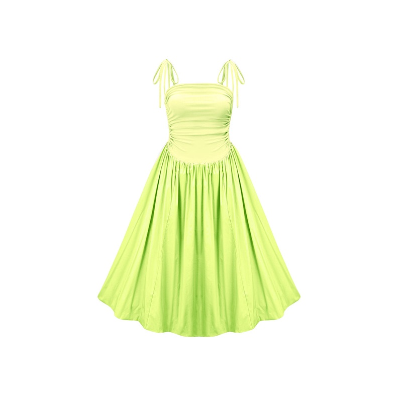 ALEXA DRESS IN LIME