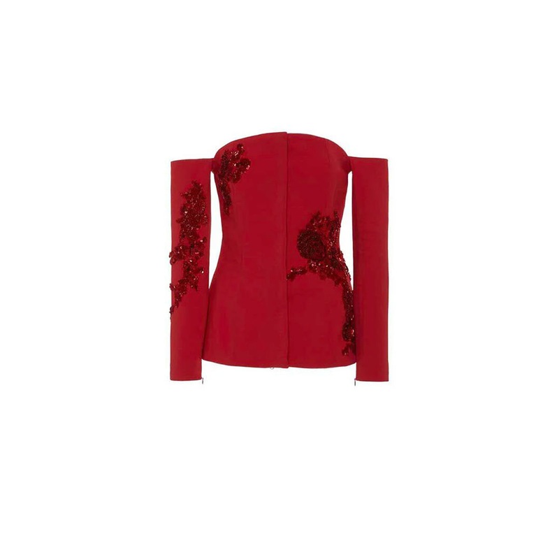CAMILLE JACKET IN RED