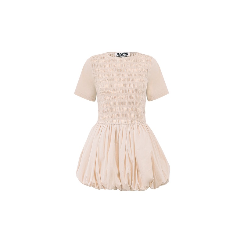 ELEANOR DRESS IN MILK