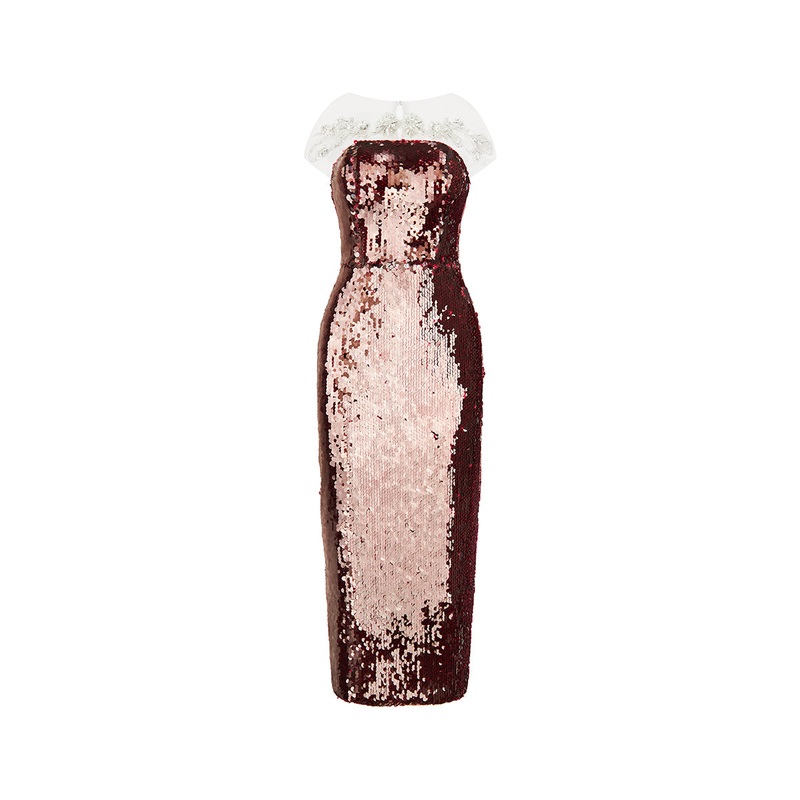 MINIMAL SEQUIN DRESS