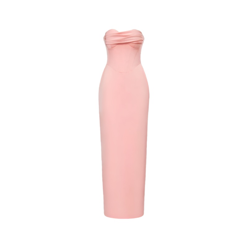 PINK SILKY DRESS