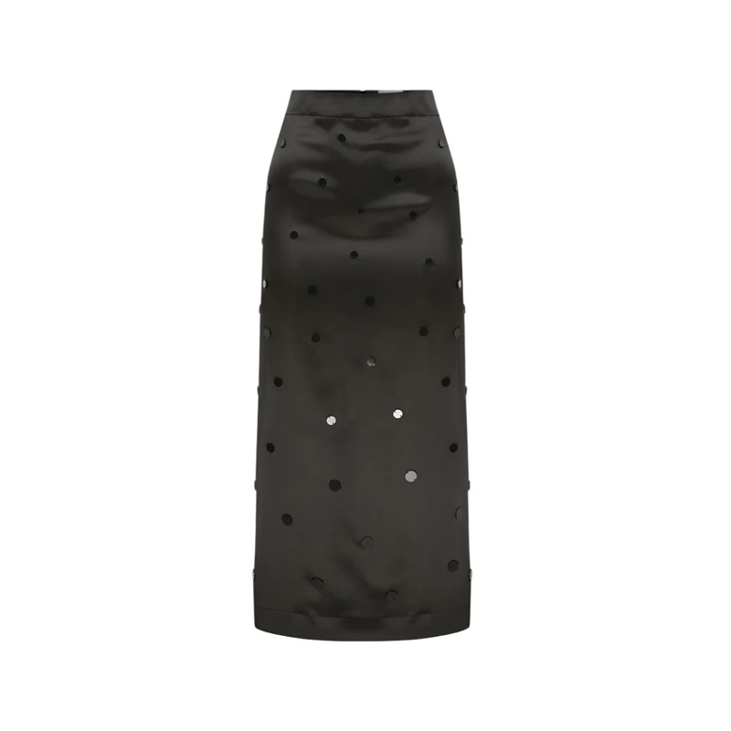 SHERLY MIDI SKIRT IN BLACK