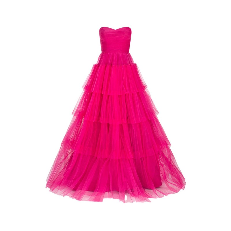 AMAYA SWEETHEART TIERED BALL GOWN