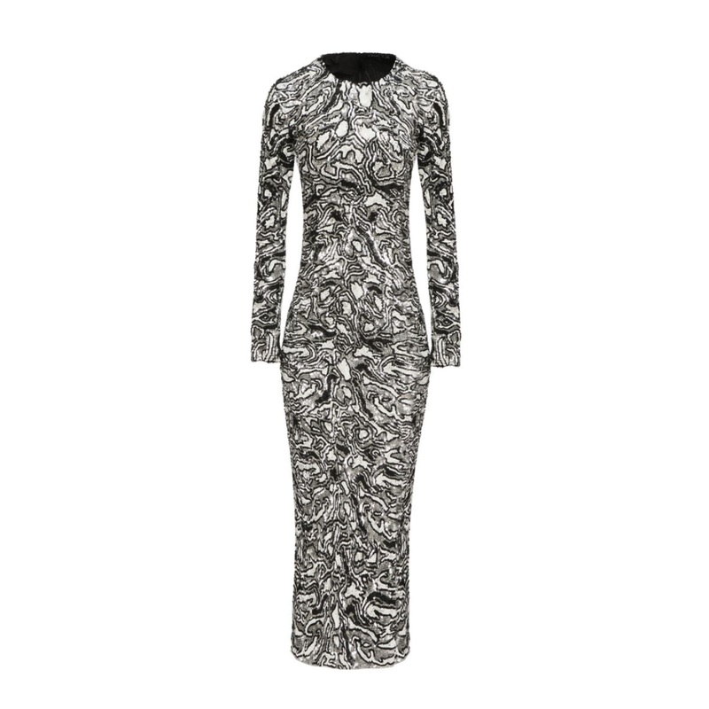 AMERIE SEQUIN MIDI DRESS