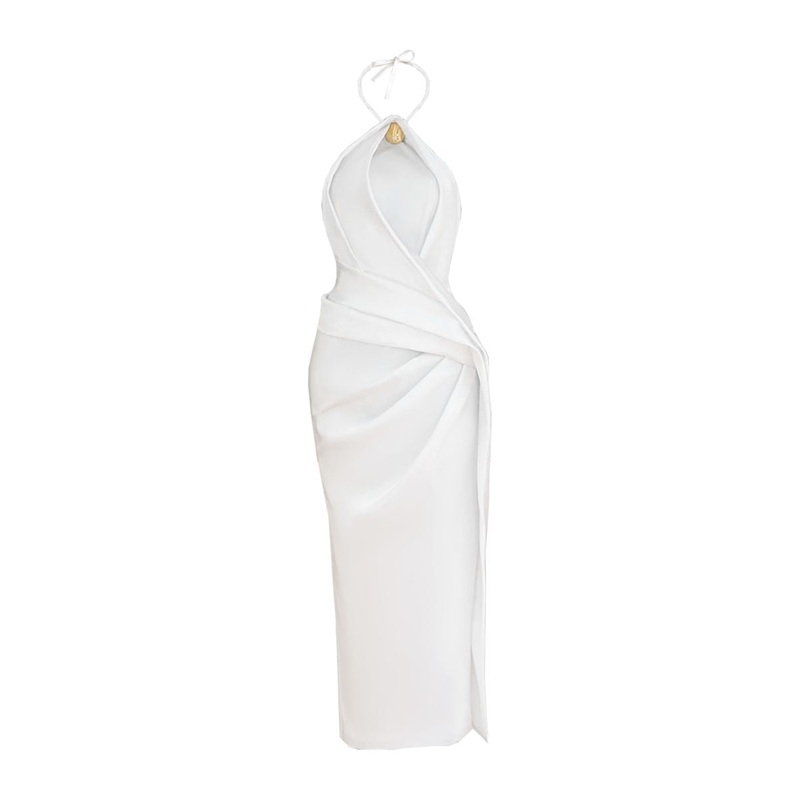 CALLA LILY MIDI DRESS