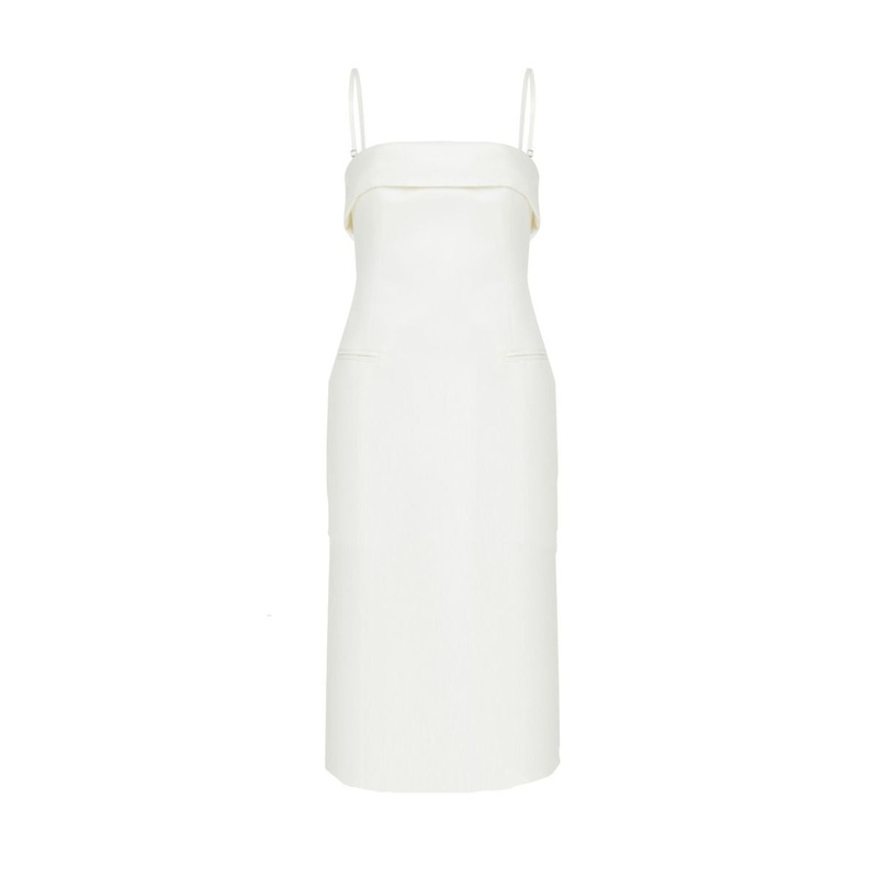 GAIA LONG DRESS IN VANILLA ICE