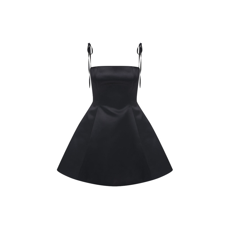 JUNIPER MINI DRESS IN BLACK