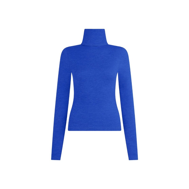LONG SLEEVE TOP IN BLUE