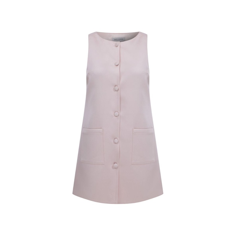 ODETTE DRESS IN CLOUD PINK