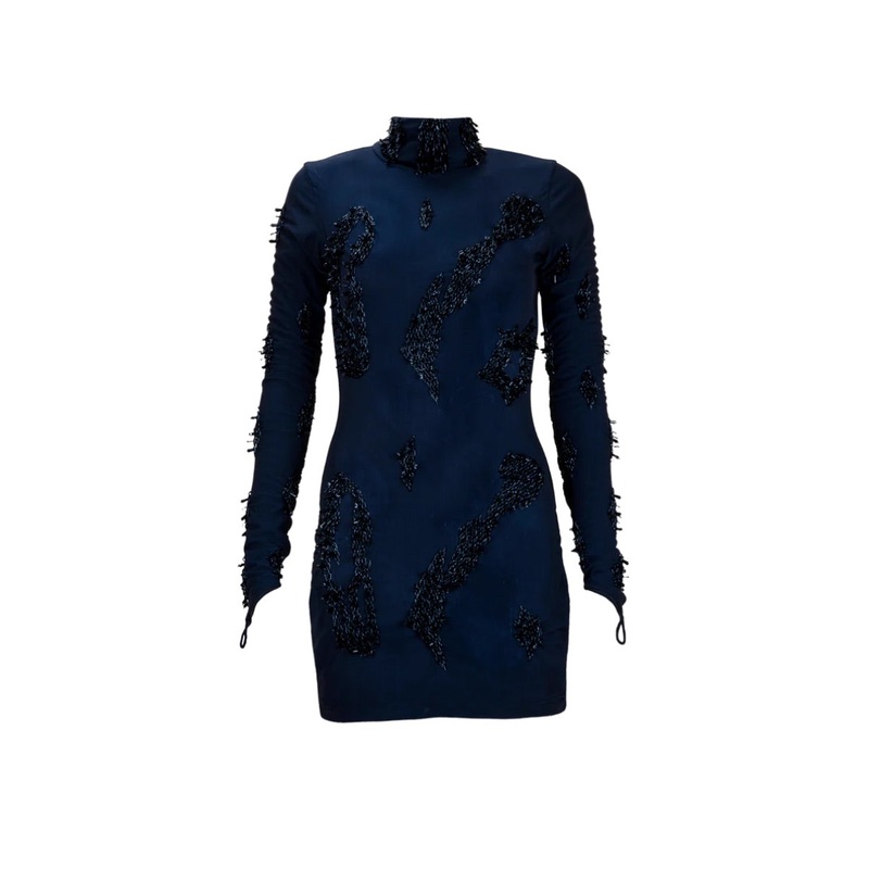 ZUSI BLACK MINI DRESS