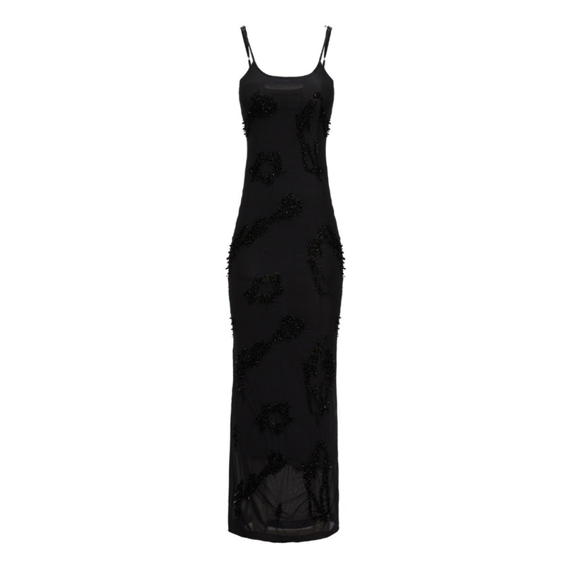 ZUSI SLIP DRESS IN BLACK