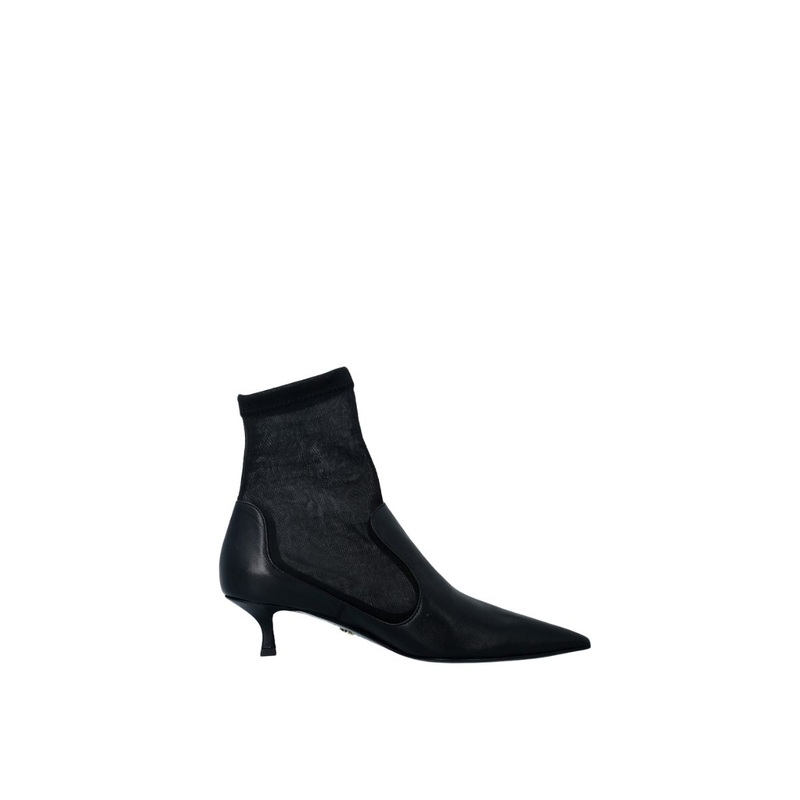 ANNA BOOT 45 IN BLACK NAPPA AND SOFT MESH