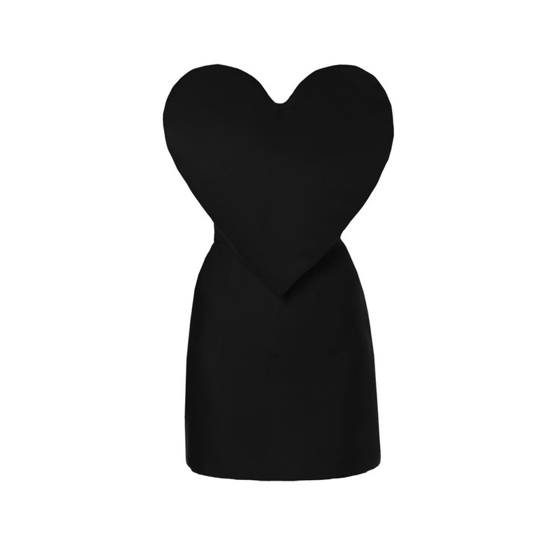 JOY JET BLACK HEART DRESS