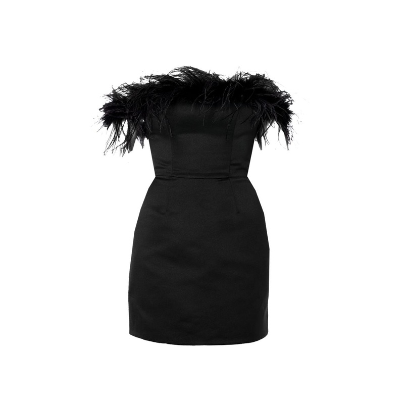 TALIA JET BLACK DRESS