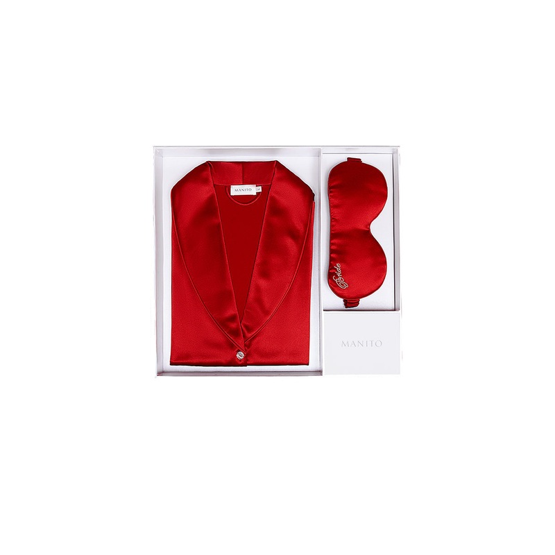 WEDDING EYE MASK & PAJAMA GIFT BOX