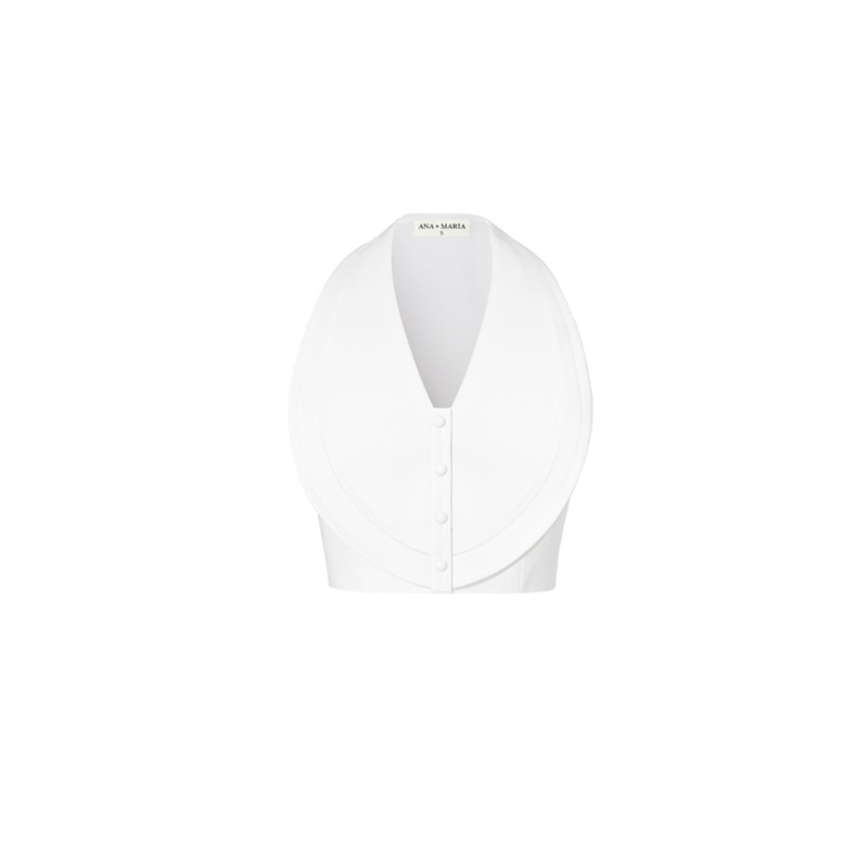 COVA CROPTOP IN IVORY