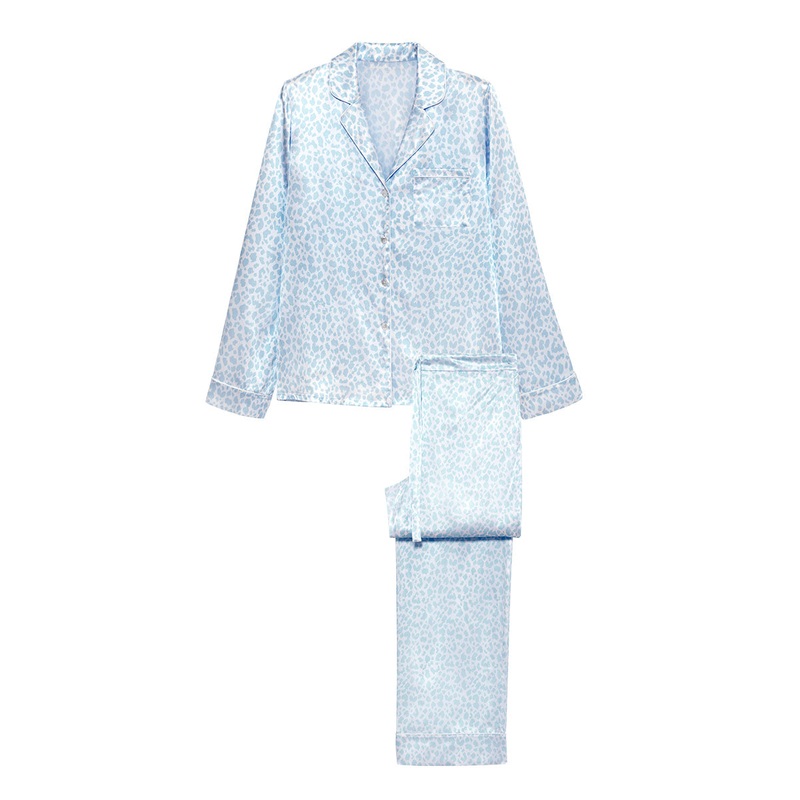 GENTLE LEO WOMEN’S PAJAMA SET IN BLUE