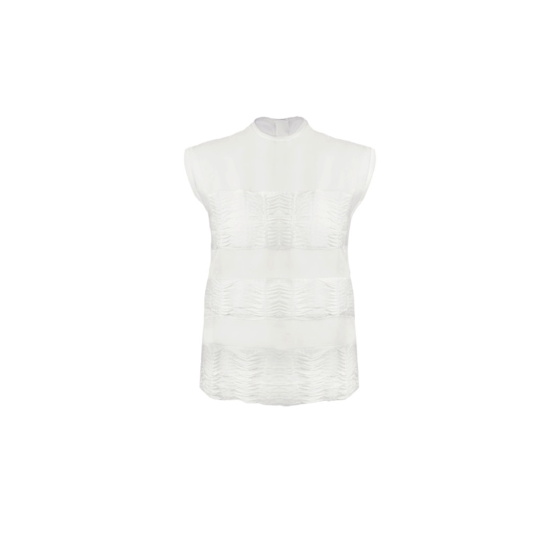GINNY TOP IN IVORY