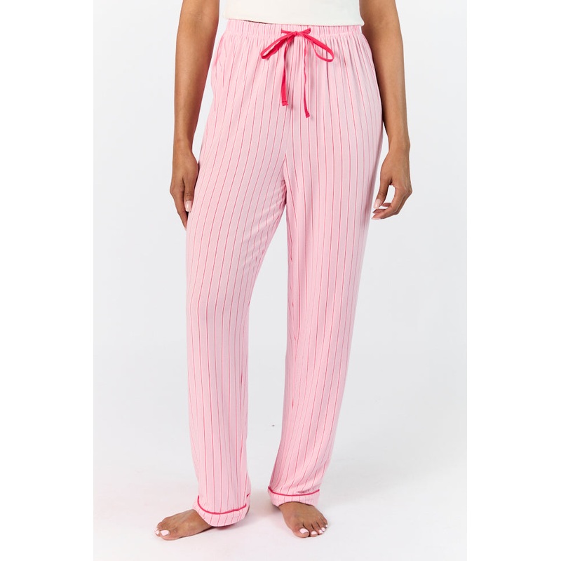 Good To Get Away Pink and Red Stripe Pants