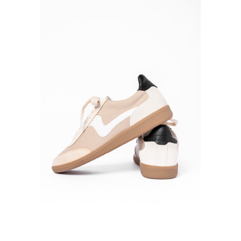 Kyla Almond Classic Low Top Sneakers
