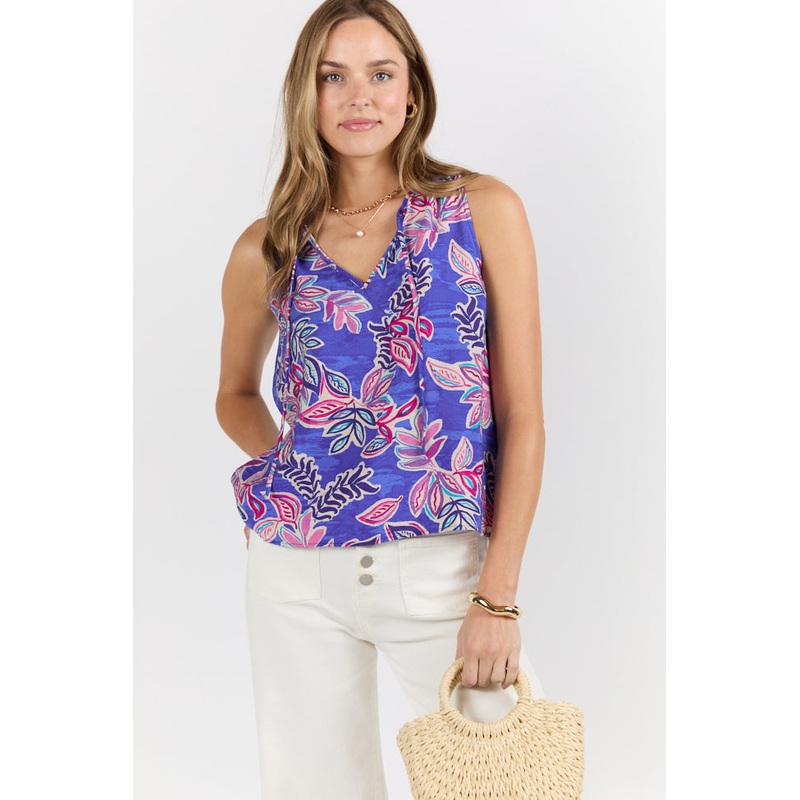 Go With The Flow Printed Top