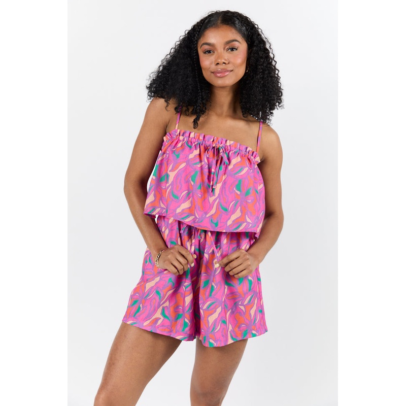 Summer Fling Multi Printed Romper