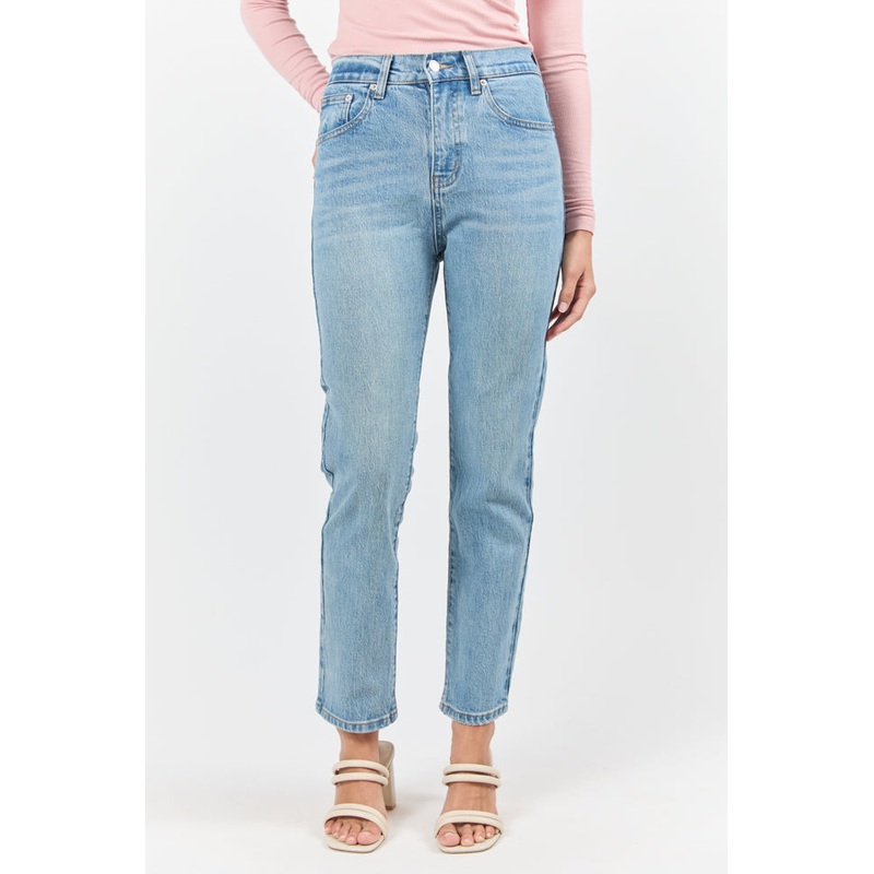 Millie Medium Wash Straight Leg Jeans