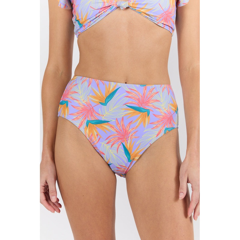Off The Grid Multi Palm Print Bikini Bottom FINAL SALE