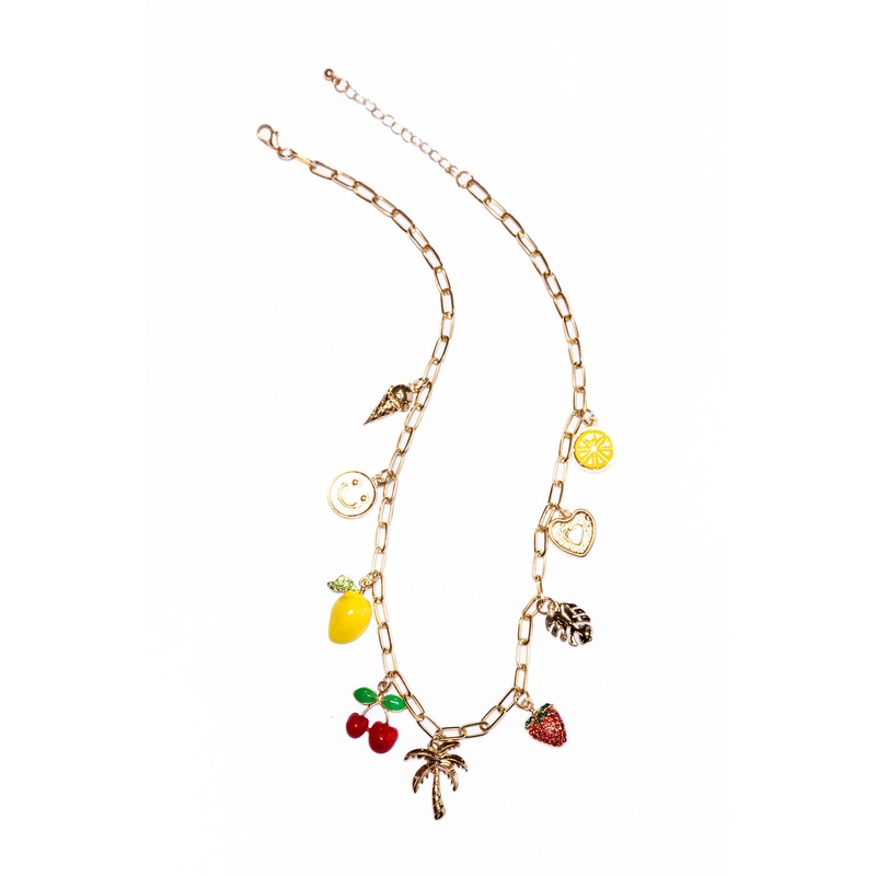 Fruit Charm Necklace