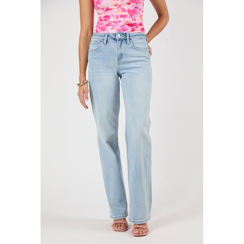 Kati Light Wash Slim Relaxed Stretch Jeans
