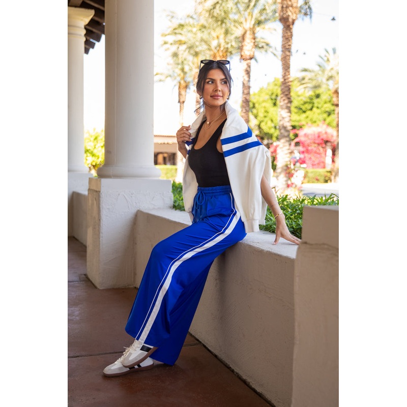 My Own Victories Blue Track Pants