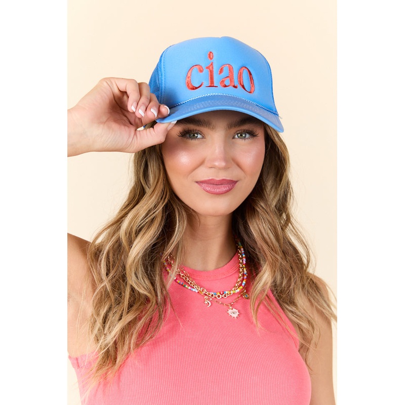 Ciao Blue Trucker Hat