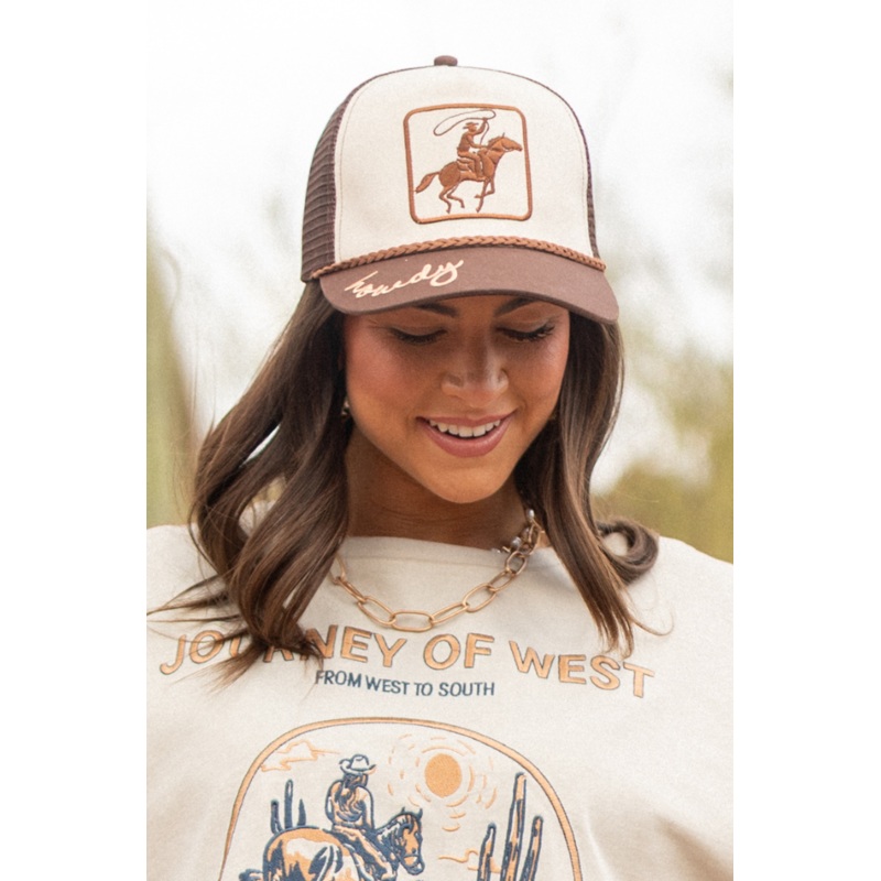 Cowboy Brown Two Tone Baseball Hat