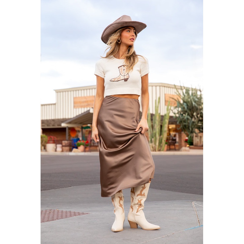 Desert Cowgirl Bronze Skirt