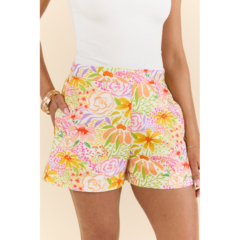 Iconic Multi Floral Print Shorts