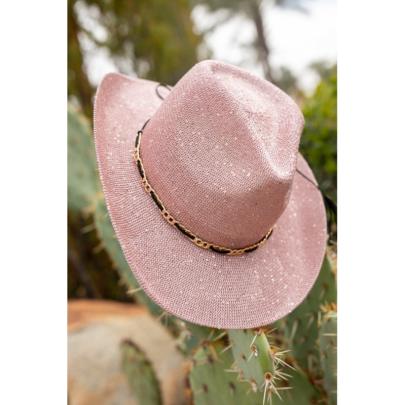 Rose Sequin Cowboy Hat