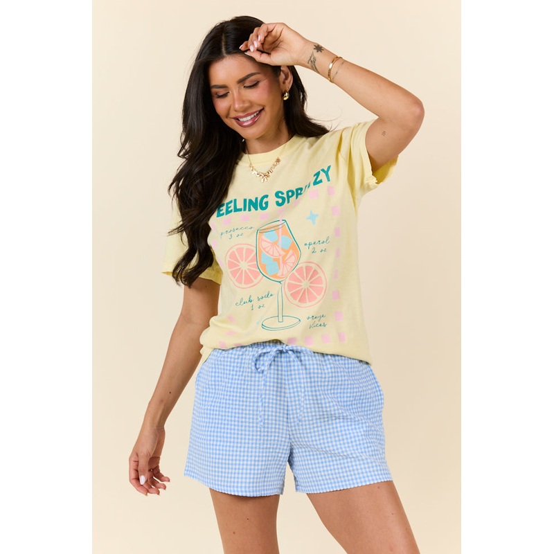 Feeling Spritzy Yellow Graphic Tee