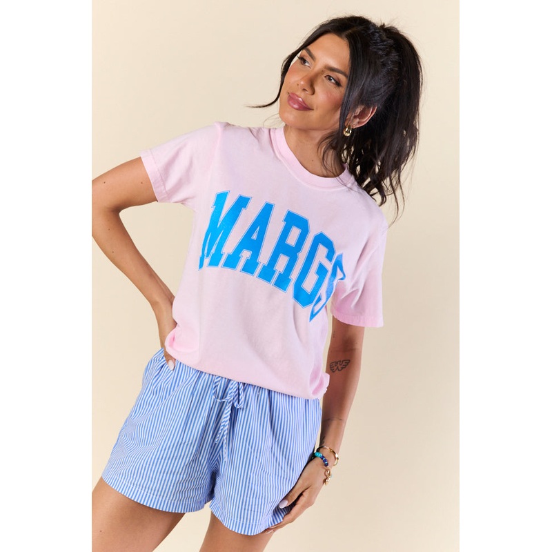 Margs Light Pink Graphic Tee