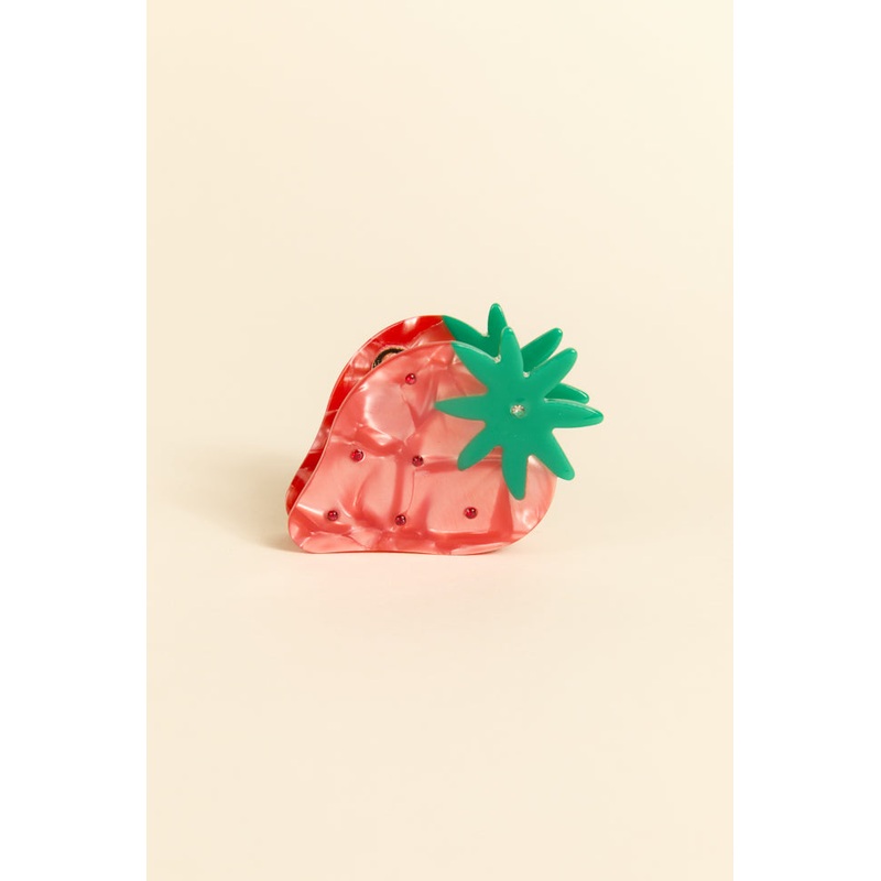 Red Strawberry Claw Clip