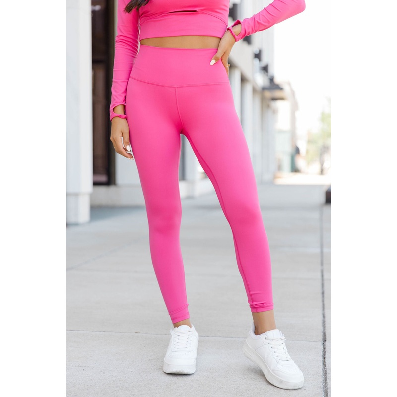 Raise The Standard Magenta Active Leggings FINAL SALE