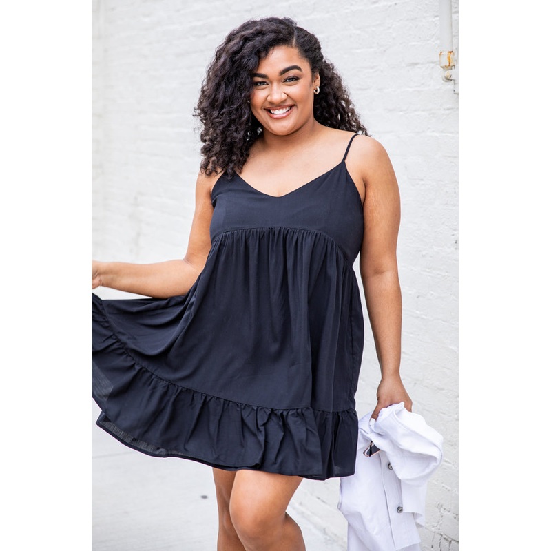 Free Your Mind Black Mini Dress FINAL SALE