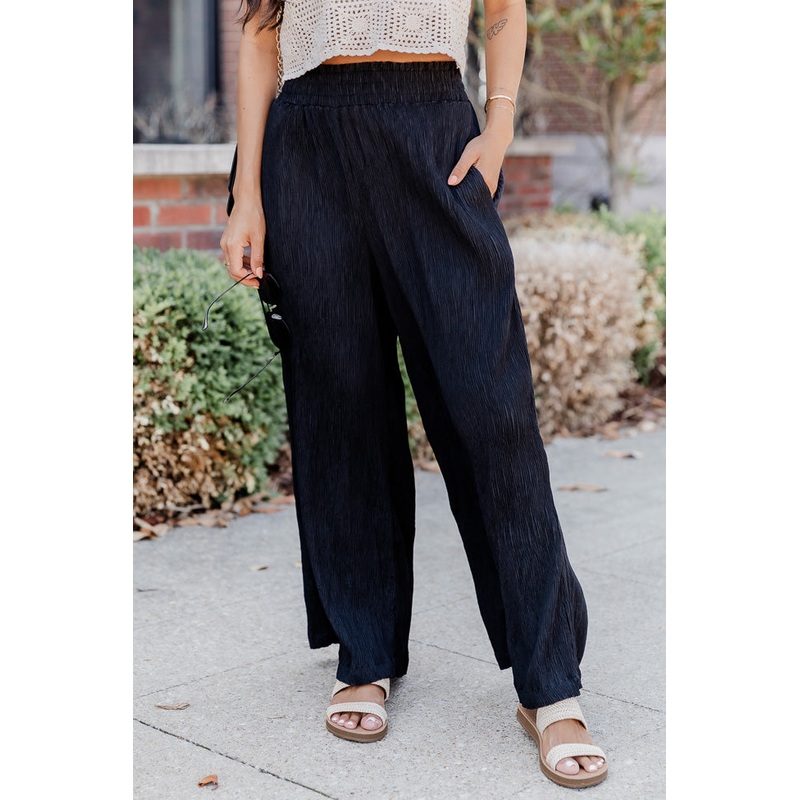 In A Daze Black Pleated Pants FINAL SALE