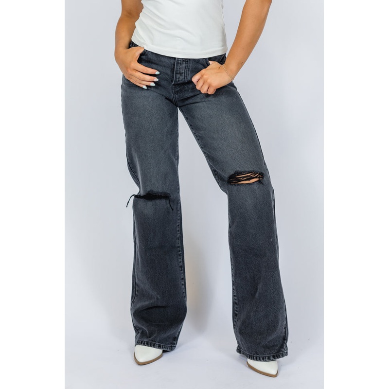 Jaslyn Black Denim Jeans FINAL SALE