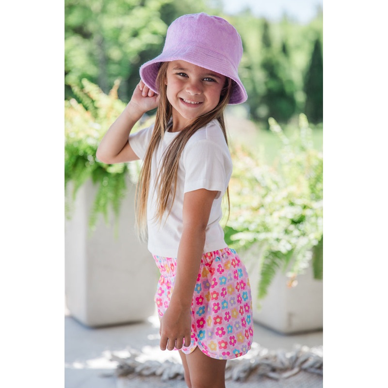 Kid’s Purple Terry Bucket Hat FINAL SALE