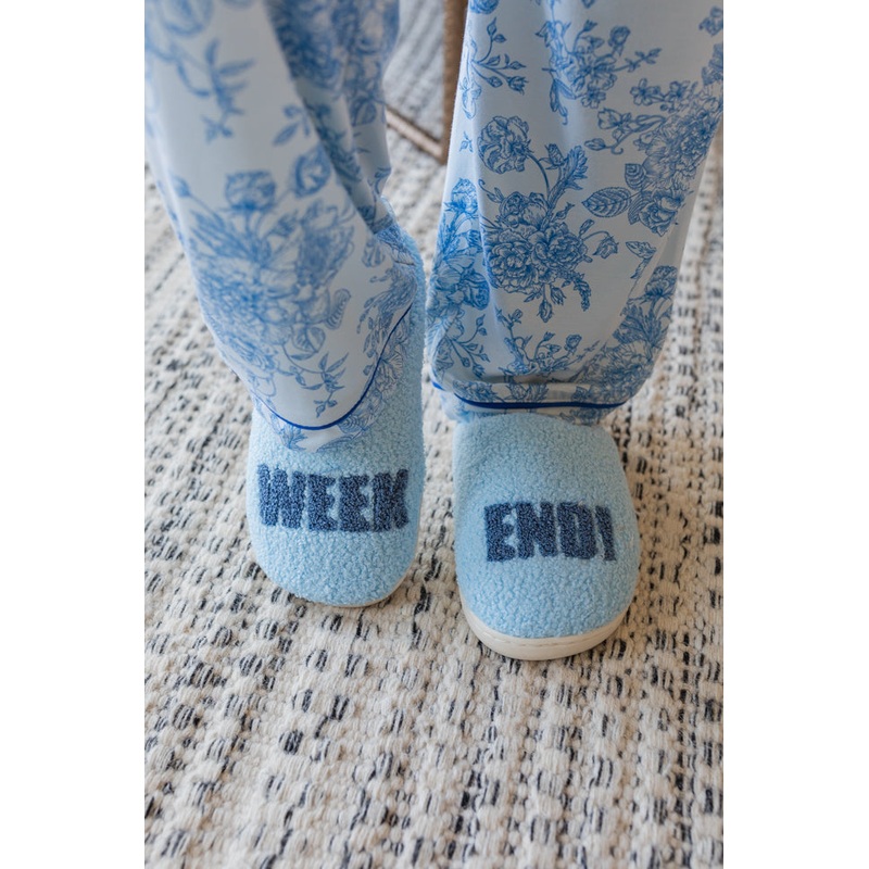 Blue Weekend! Slippers FINAL SALE