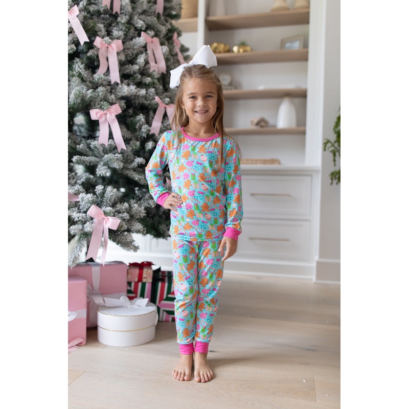 Kid’s Under The Stars In Christmas Cheer Bamboo Pajama Set FINAL SALE