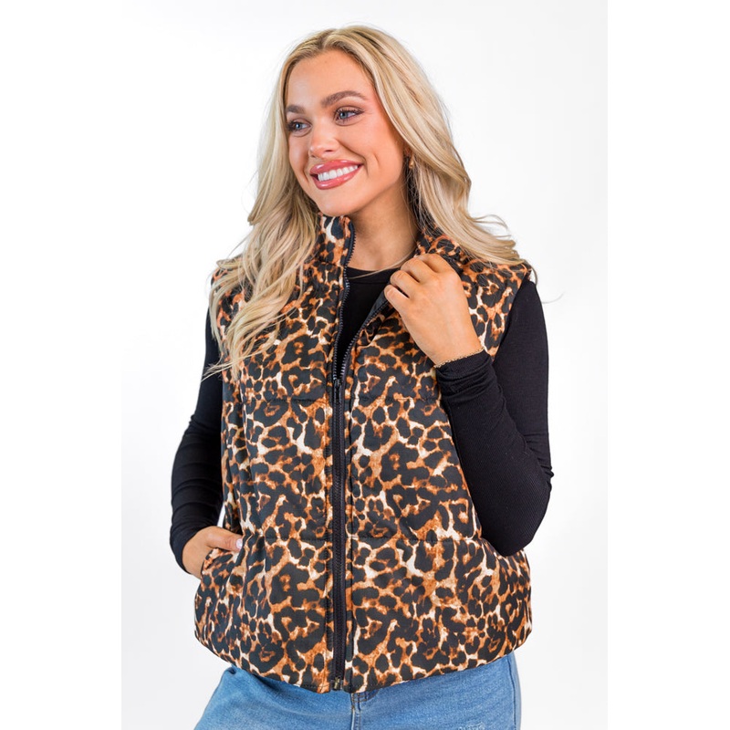 Set Out In Untamed Elegance Puffer Vest FINAL SALE