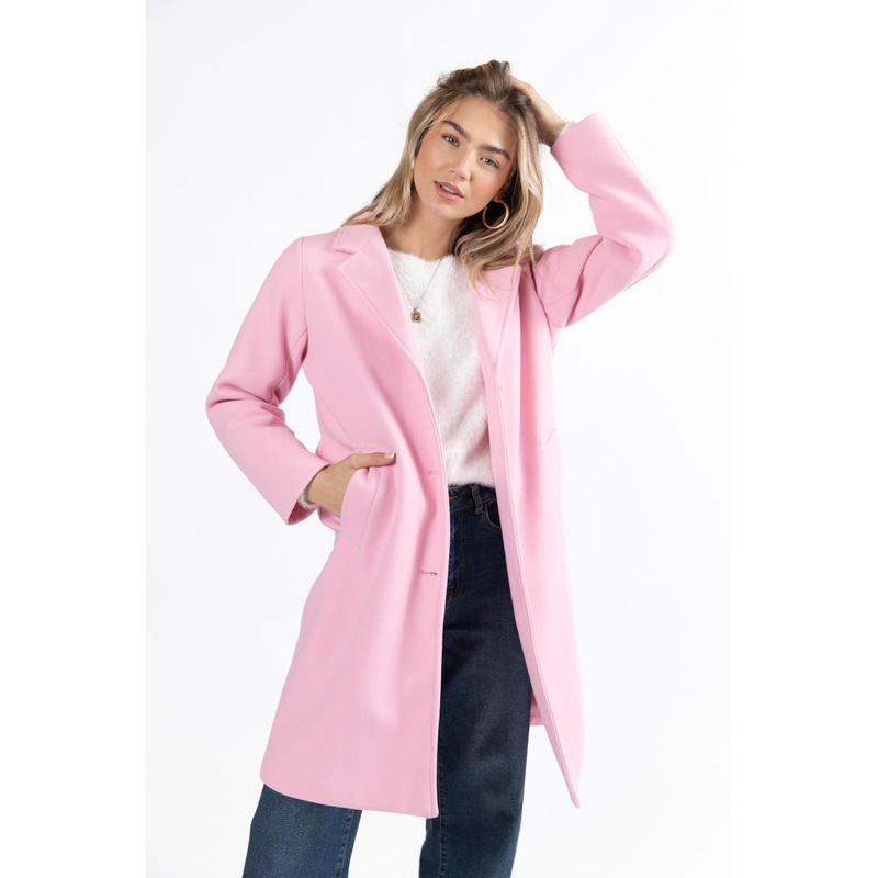 Cozy Love Pink Coat FINAL SALE