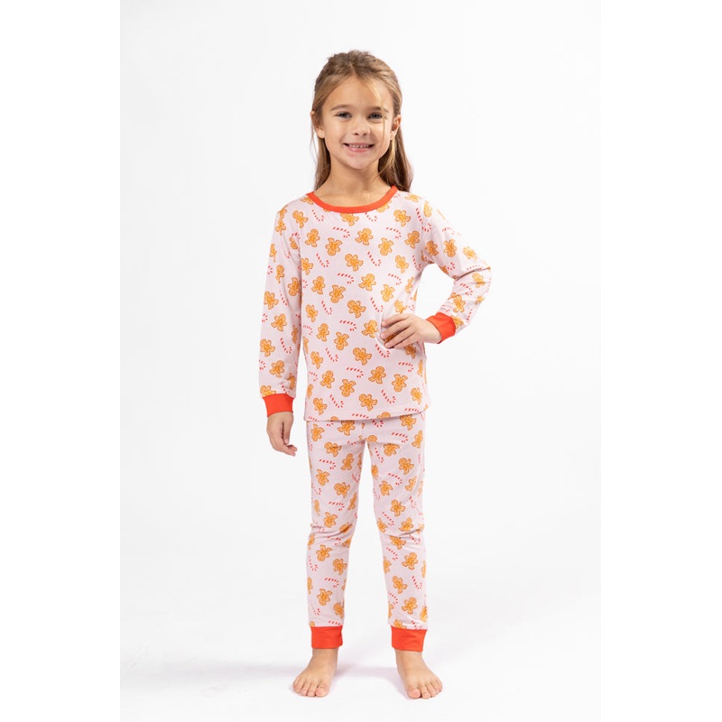 Kid’s Under The Stars In Neutral Gingerbread Pajama Set Macy Blackwell X  FINAL SALE
