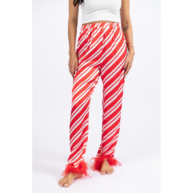 Merry Mint Satin Pajama Pants Macy Blackwell X  FINAL SALE